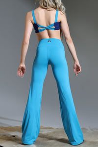 Hot Cross Wide Leg Pant - Atlantis