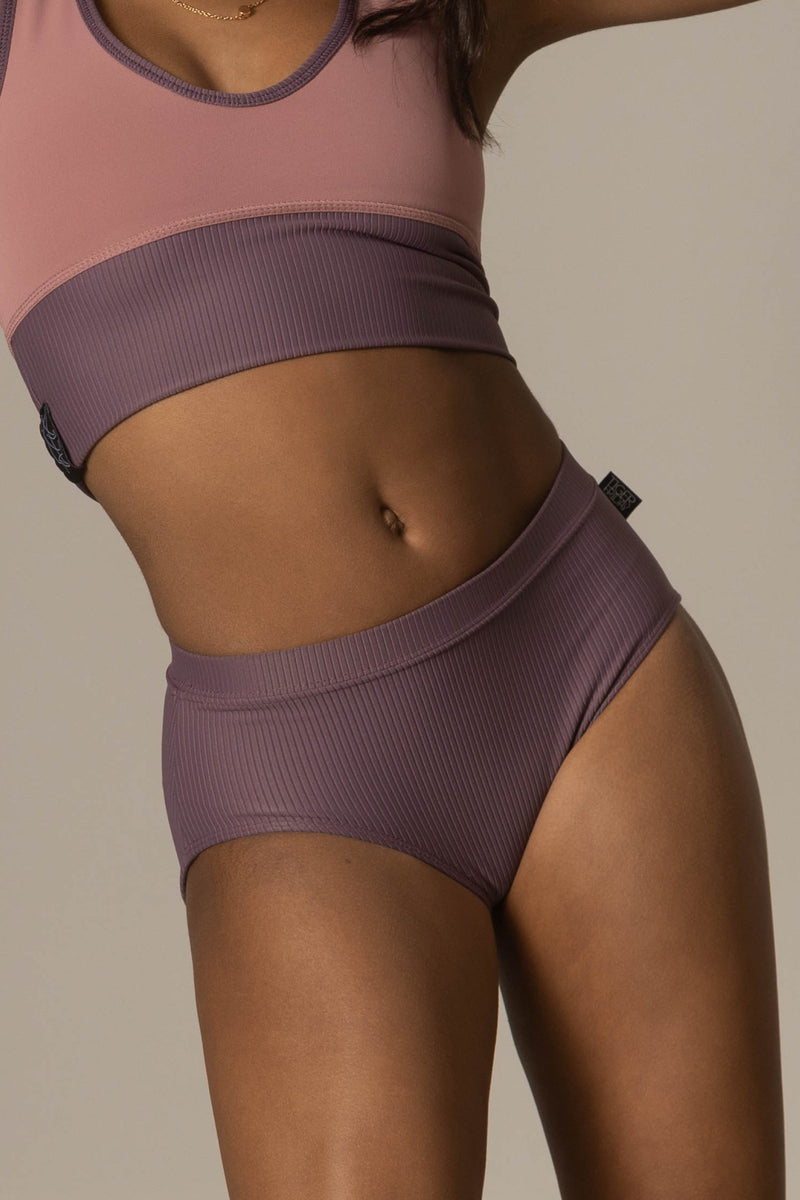 Tiger Friday Online Shop for Ribbed Go2 Briefs - Purple Haze Dancewear - Size: Adult XS