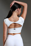 In The Loop Crop - White