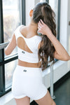 In The Loop Crop - White