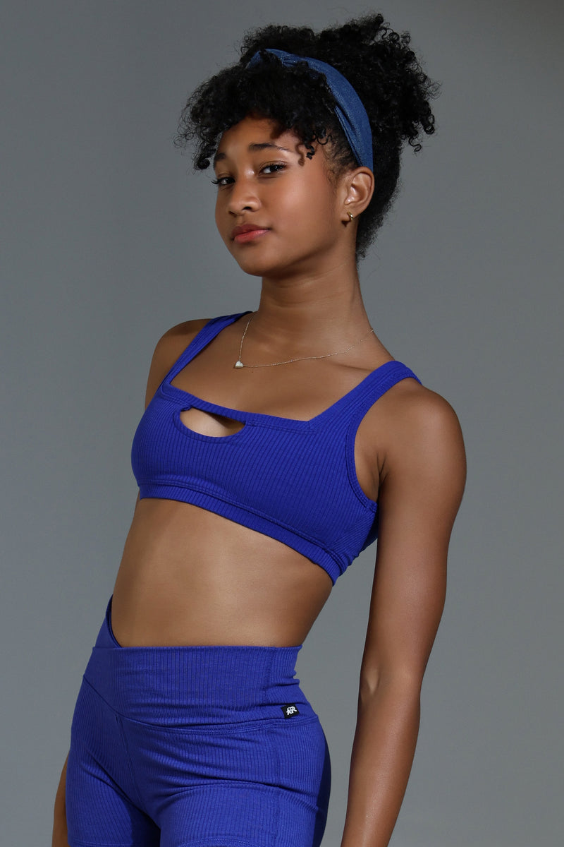 Hope Crop Top - Indigo