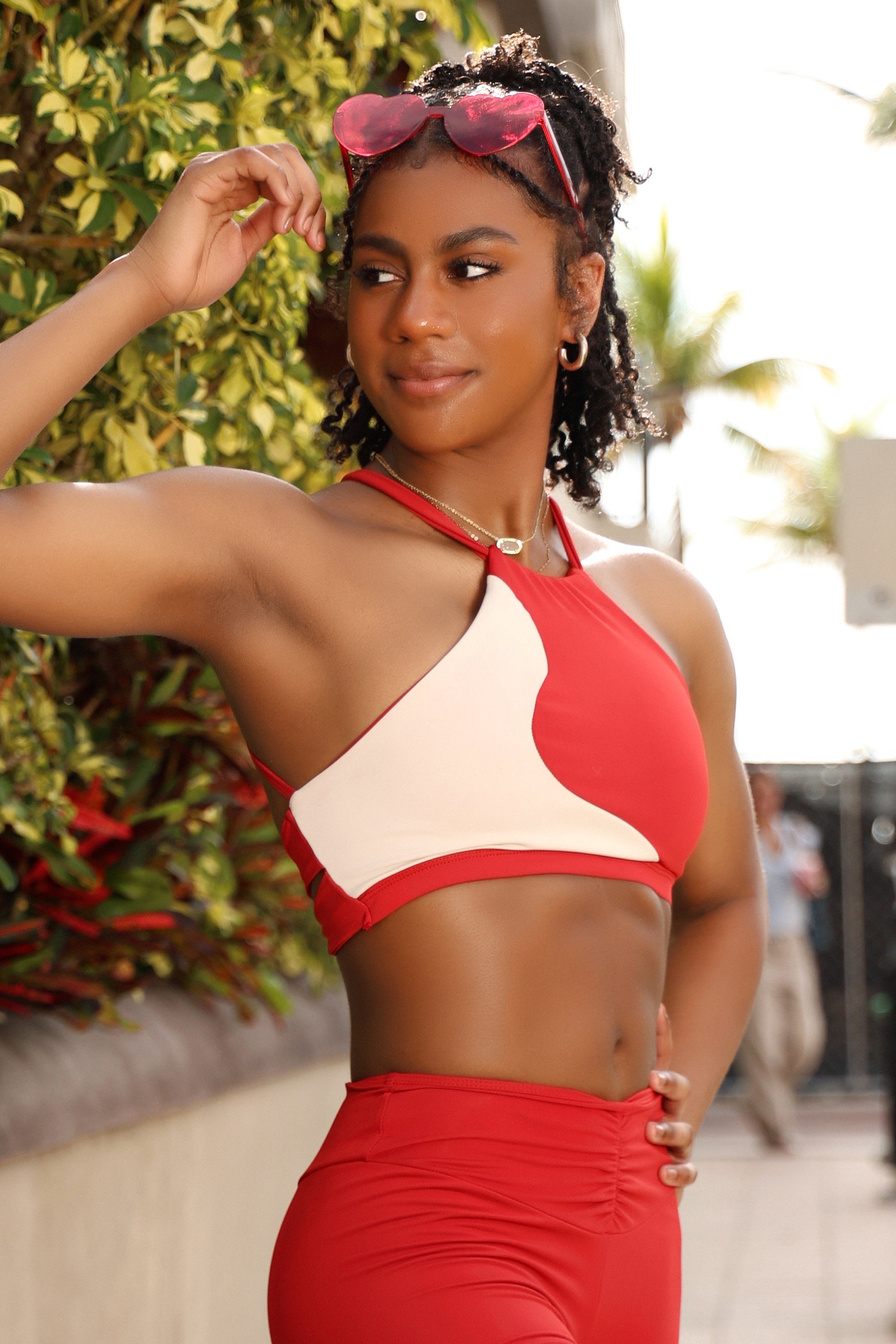 Orbital Crop Top - Bisque | Tiger Friday Dancewear – TigerFriday