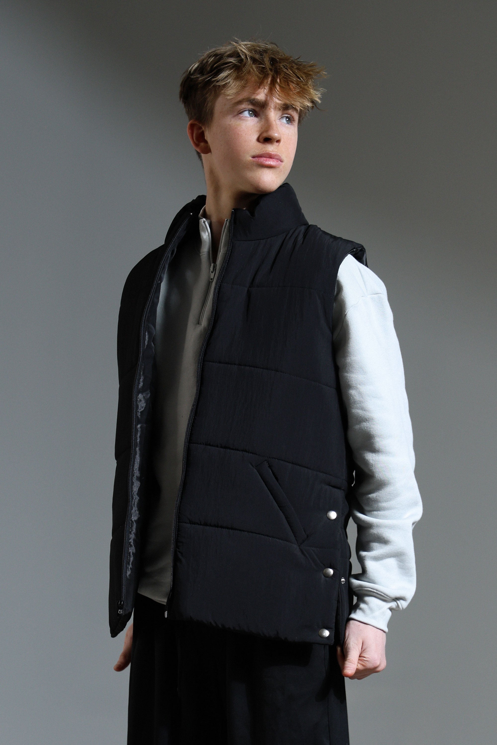 Puffer Vest - Black