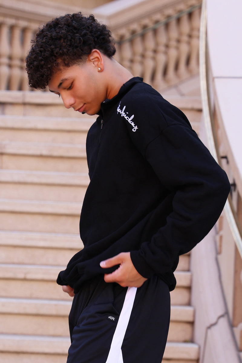 Legacy Quarter Zip - Black