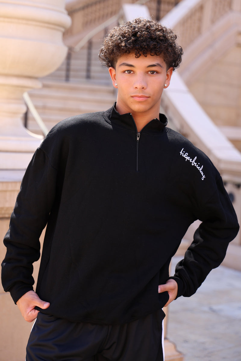 Legacy Quarter Zip - Black