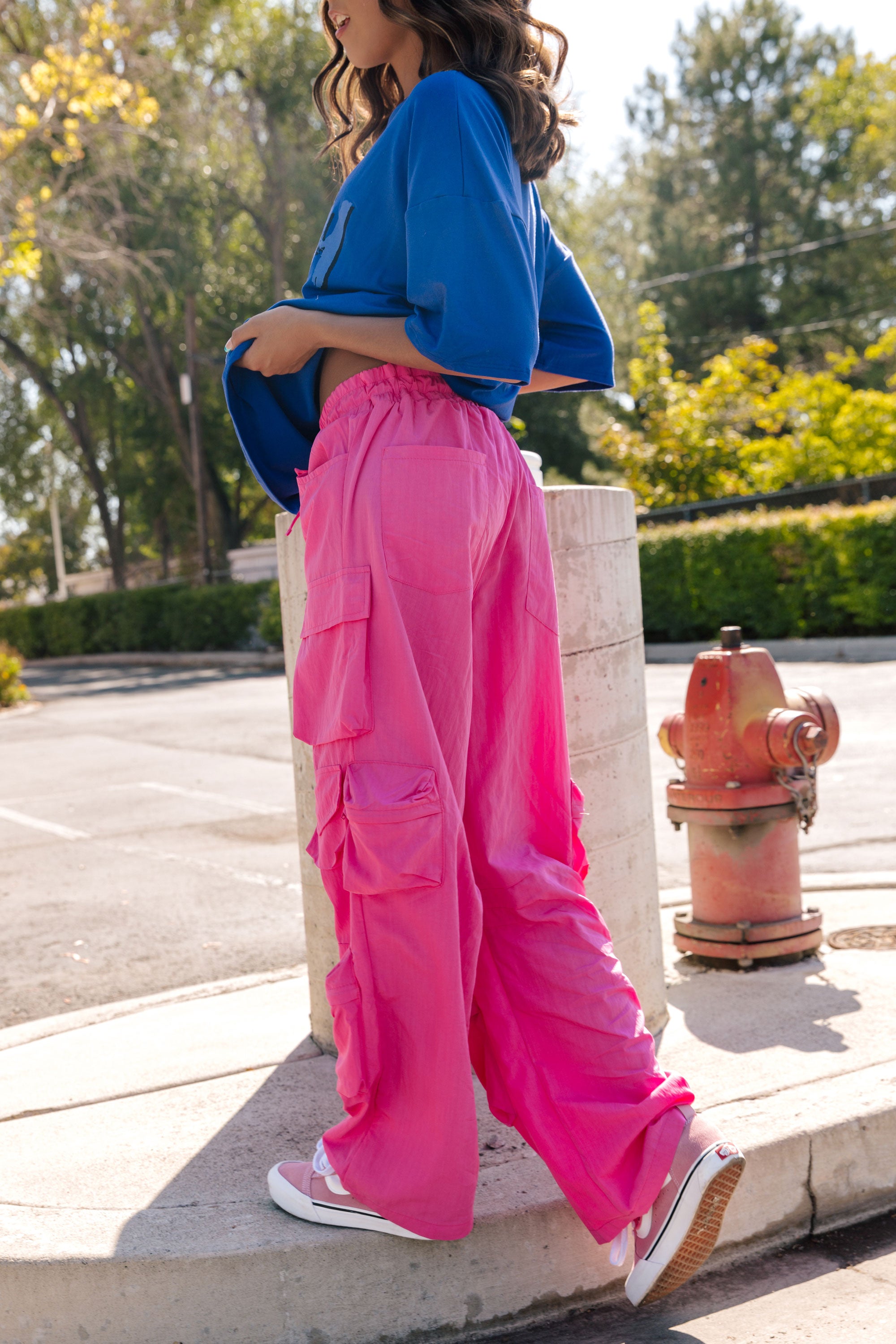 Taxi Cargo Pants - Flamingo | Tiger Friday Dancewear