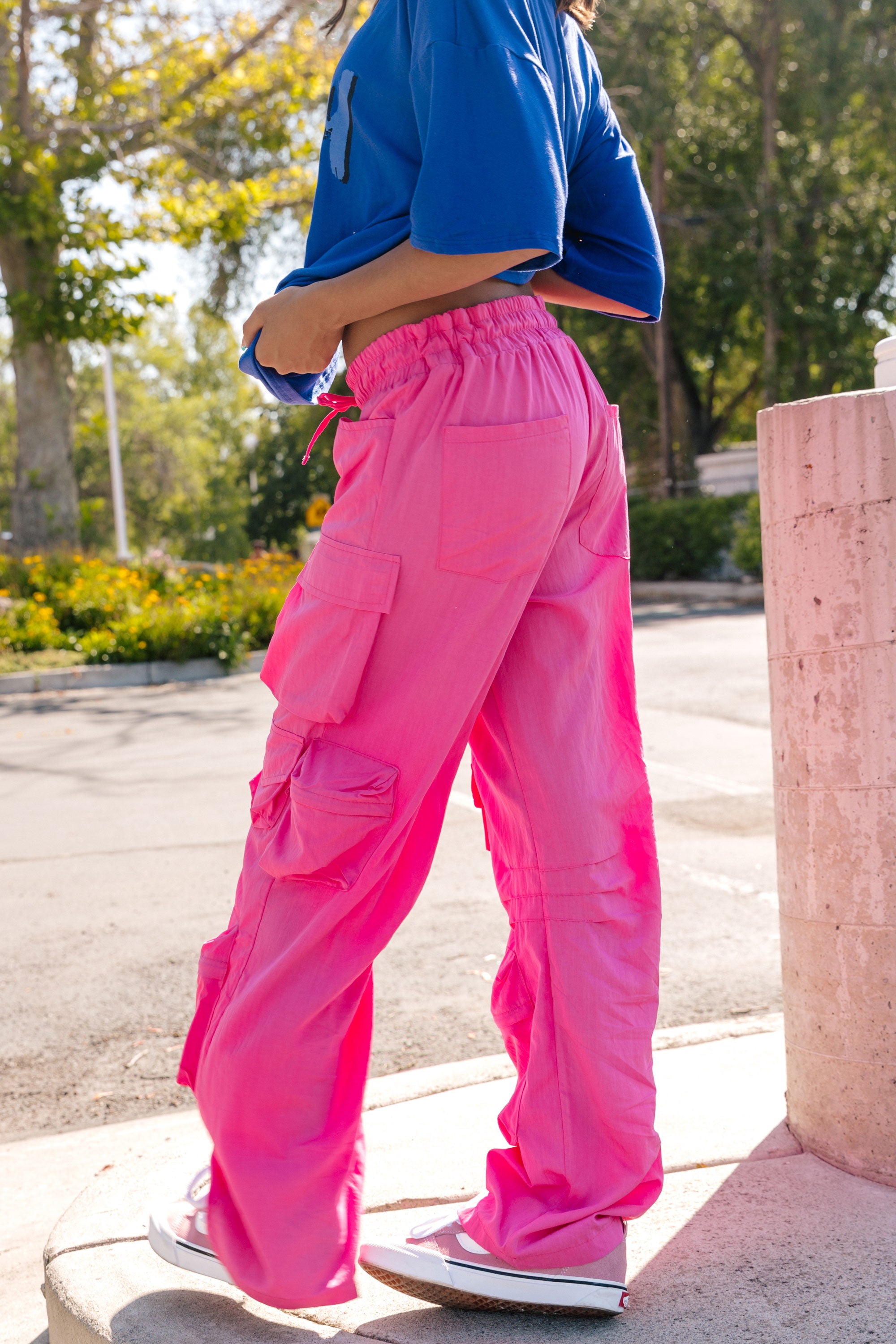 Taxi Cargo Pants - Flamingo