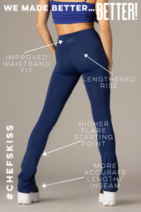 Tiger Friday Online Shop for Retro Flare Leggings - Navy Dancewear - Size: Adult Small