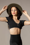 Tiger Friday Online Shop for Damsel Bralette - Black Dancewear - View : 4