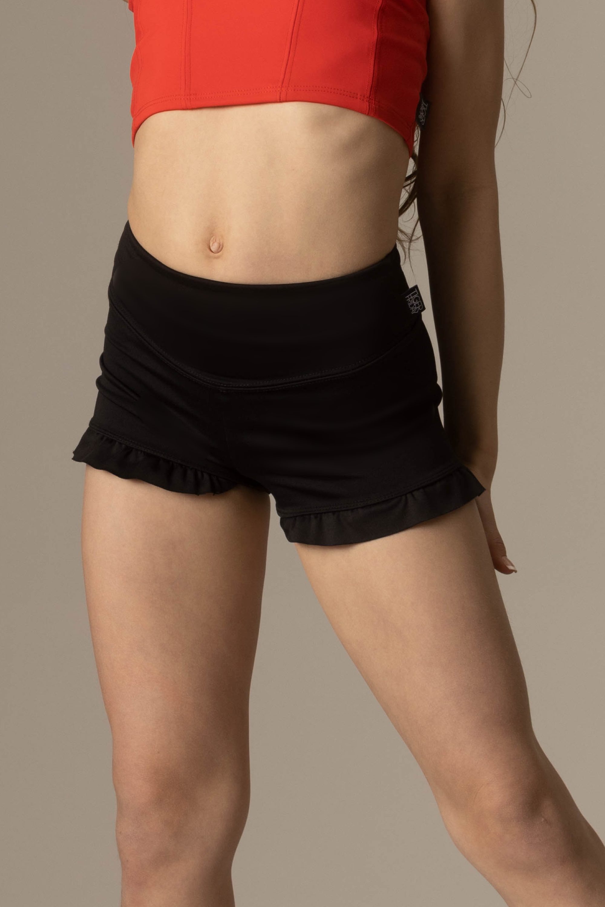 Tiger Friday Online Shop for Filly Bootie Shorts - Black Dancewear - Size: Child Medium