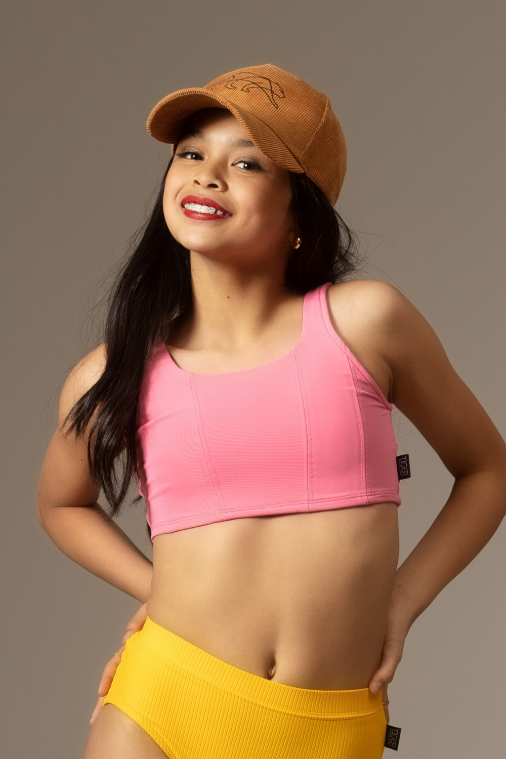 Tiger Friday Online Shop for Outlet Duchess Crop Top - Flamingo Dancewear - View : 1