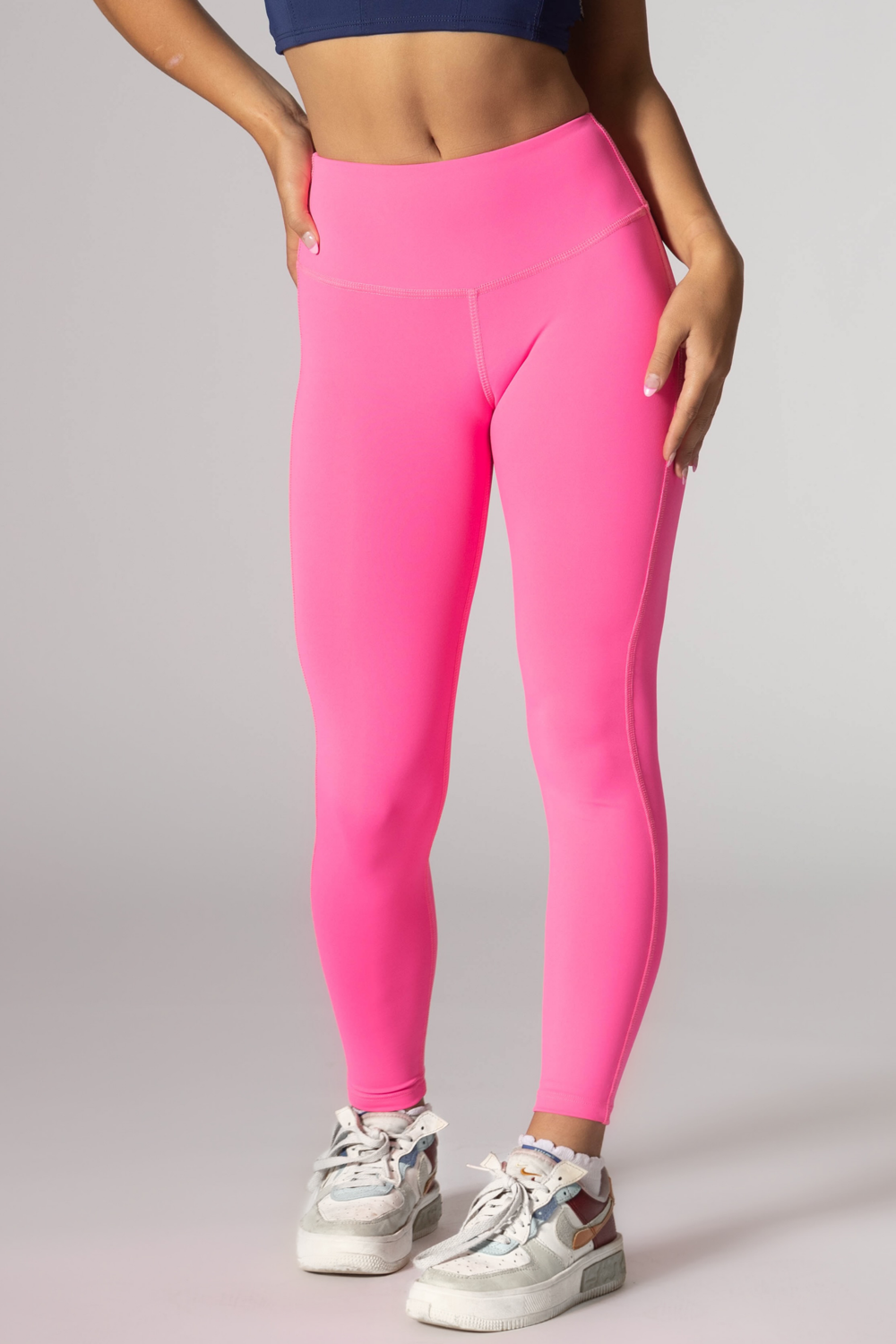 Buy HAPPY FRIDAYS Sport Yoga Shorts Over Tights DSG137 in Pink