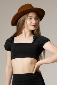 Tiger Friday Online Shop for Ever After Crop Top Pre-order - Black Dancewear | Size: CM