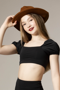Tiger Friday Online Shop for Ever After Crop Top Pre-order - Black Dancewear | Size: CXS