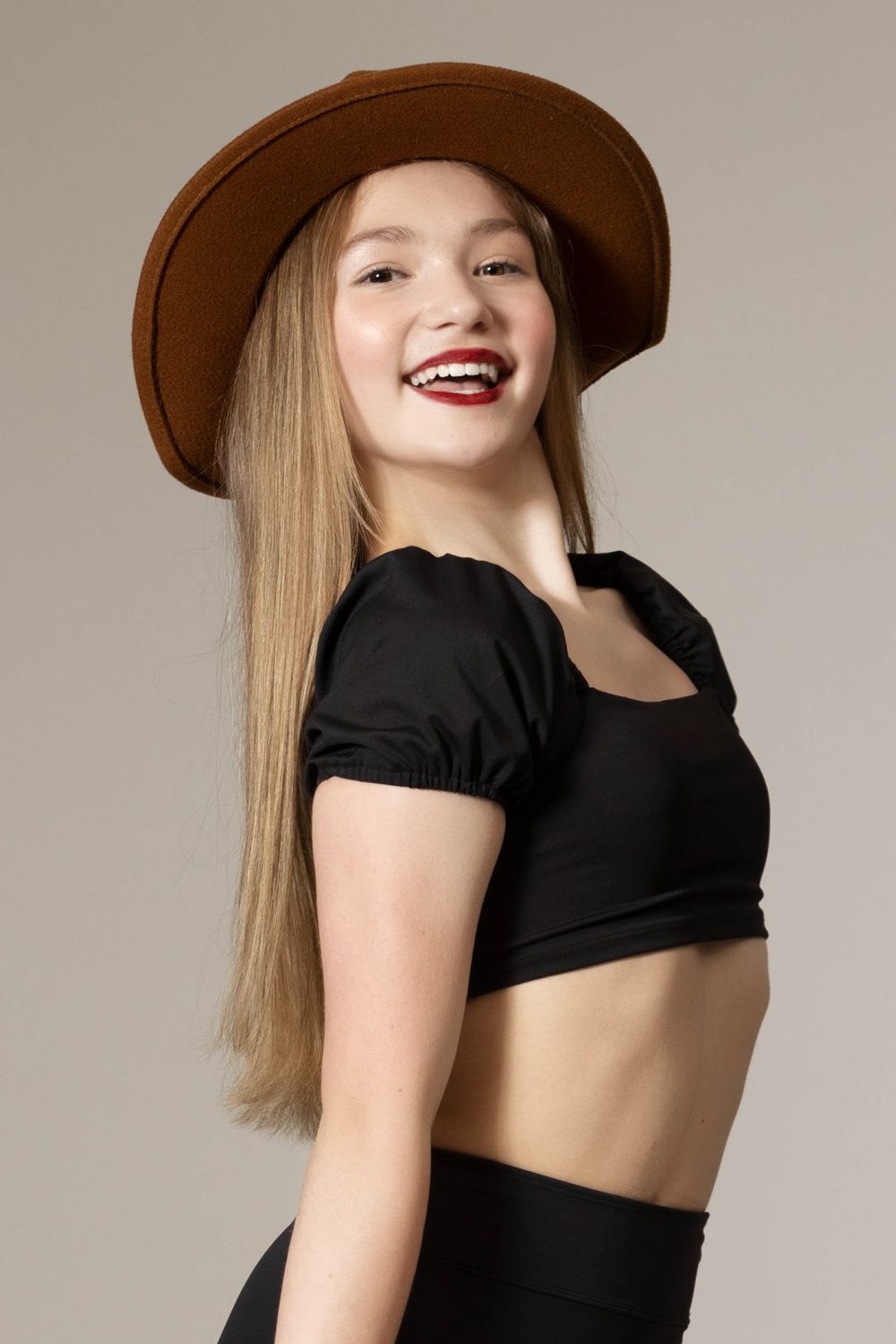 Tiger Friday Online Shop for Ever After Crop Top Pre-order - Black Dancewear | Size: CL