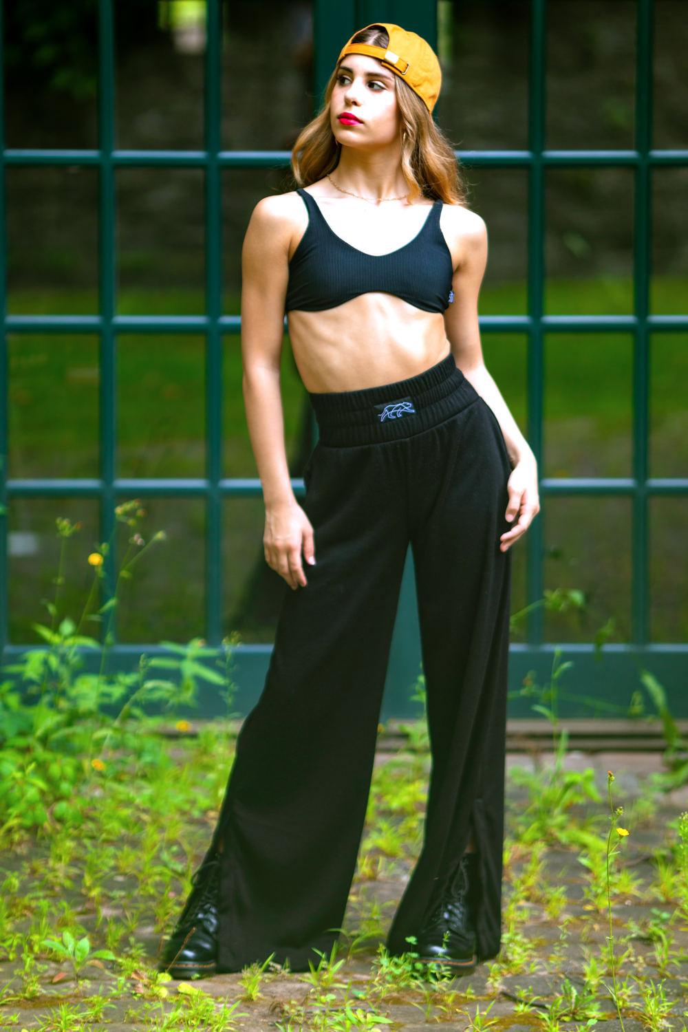 Lee Wide Leg Pants Black Tiger Friday Dancewear TigerFriday