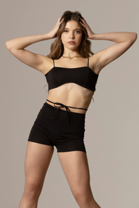 Tiger Friday Online Shop for Viva Crop Top - Black Dancewear | Size: AXS