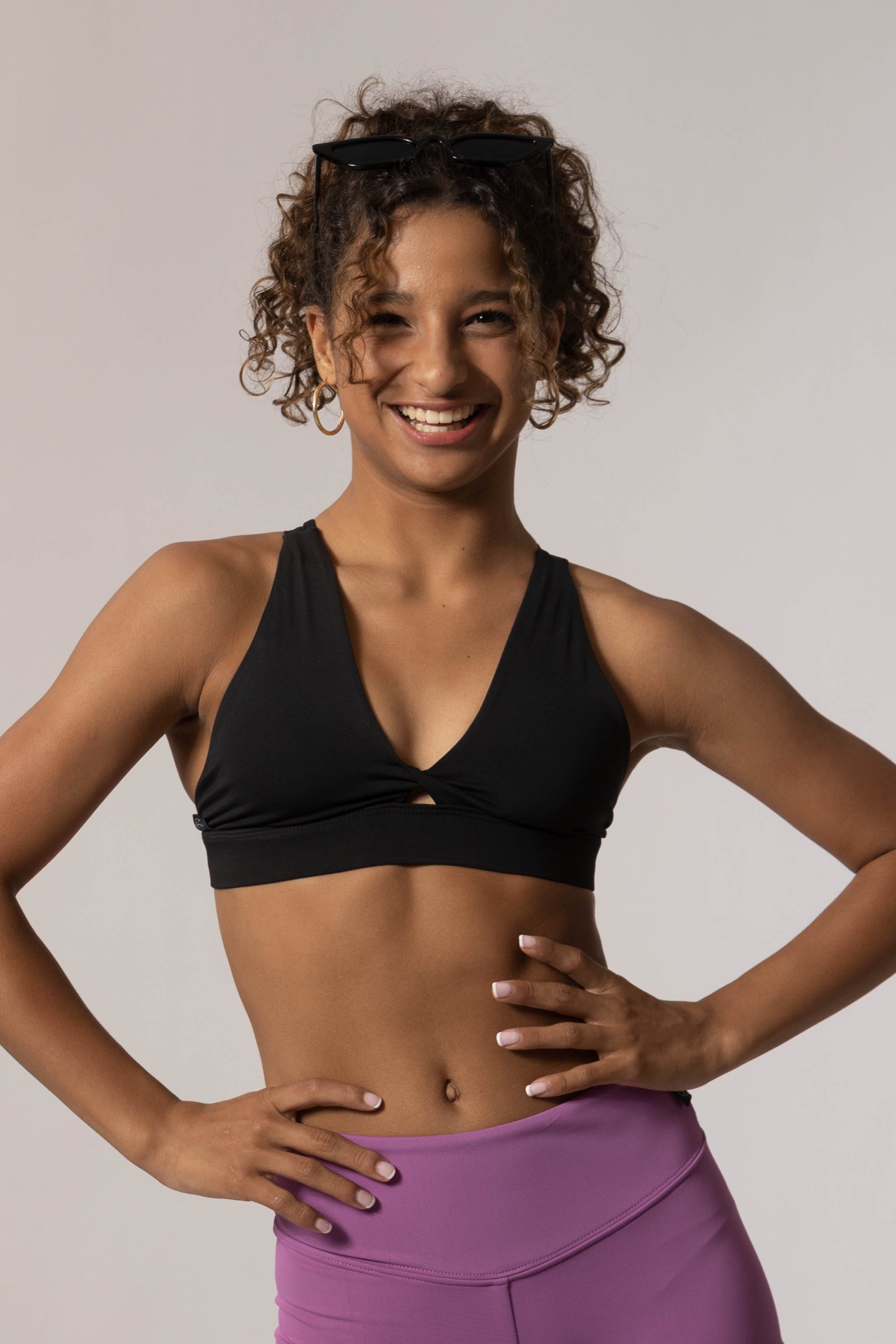 Tiger Friday Online Shop for Twisted Sister Bralette - Onyx Dancewear - View : 1