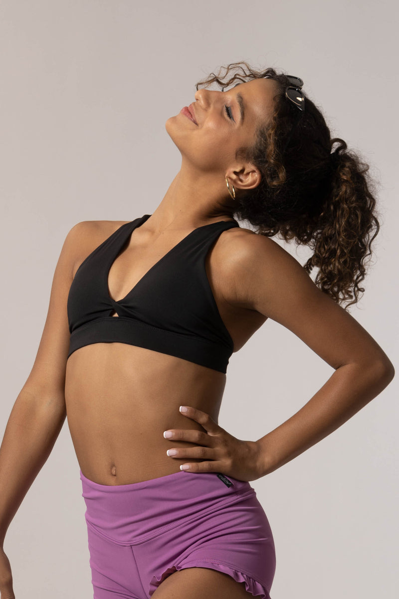Tiger Friday Online Shop for Twisted Sister Bralette - Onyx Dancewear - View : 3