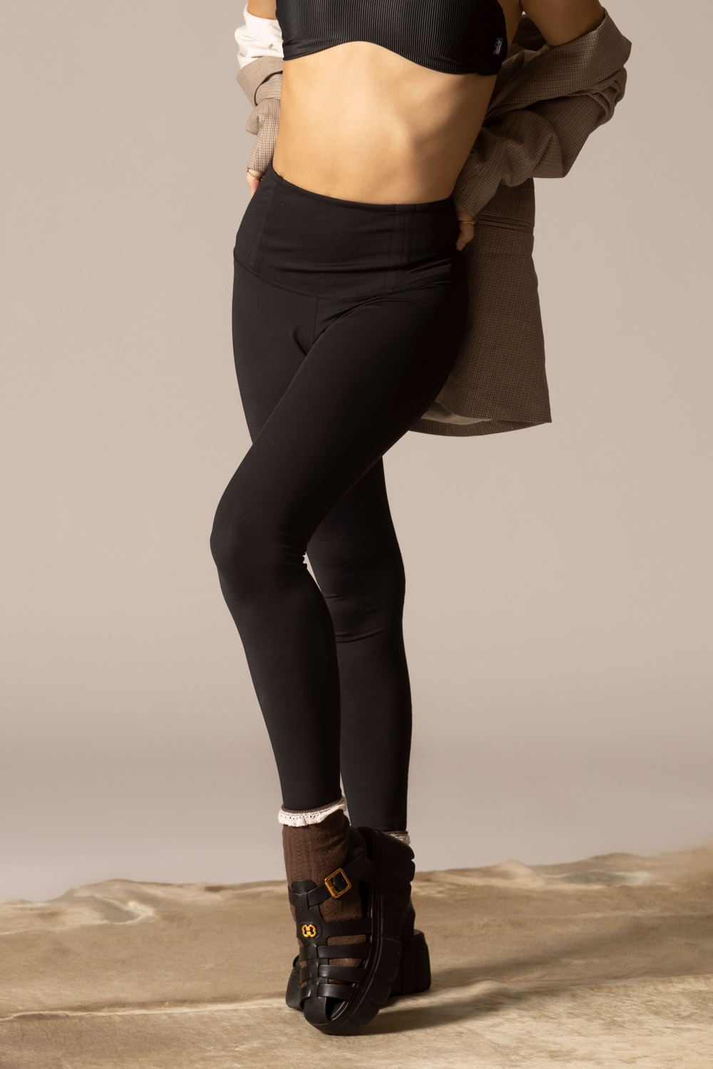 SATINA High Waisted Leggings for Women - Capri, Full India | Ubuy