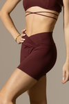 Tiger Friday Online Shop for Hot Cross Triker Shorts - Wine Dancewear - View : 4