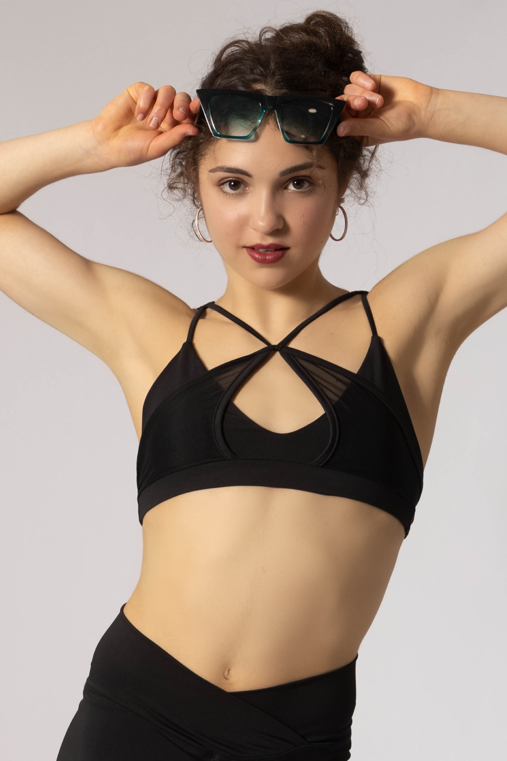 Shop Savina Bralette - Black  Tiger Friday Dancewear – TigerFriday