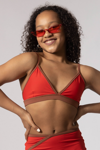 Shop The Benz Bralette - Frappé | Tiger Friday Dancewear – TigerFriday