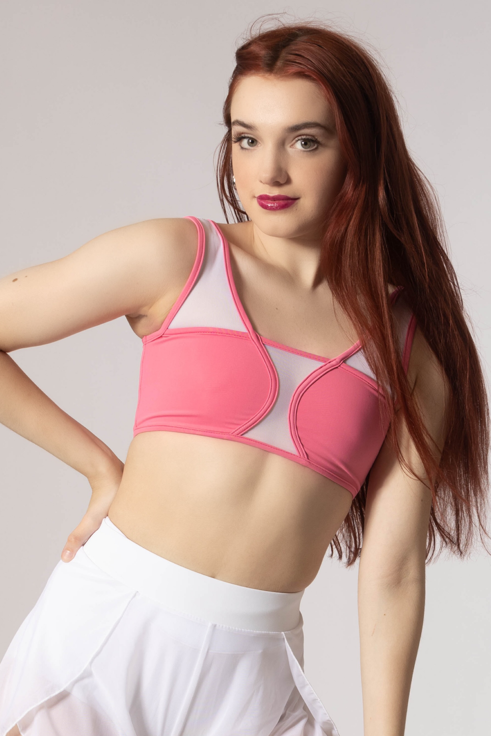 Tiger Friday Online Shop for Blossom Crop Top - Flamingo Dancewear - View : 1