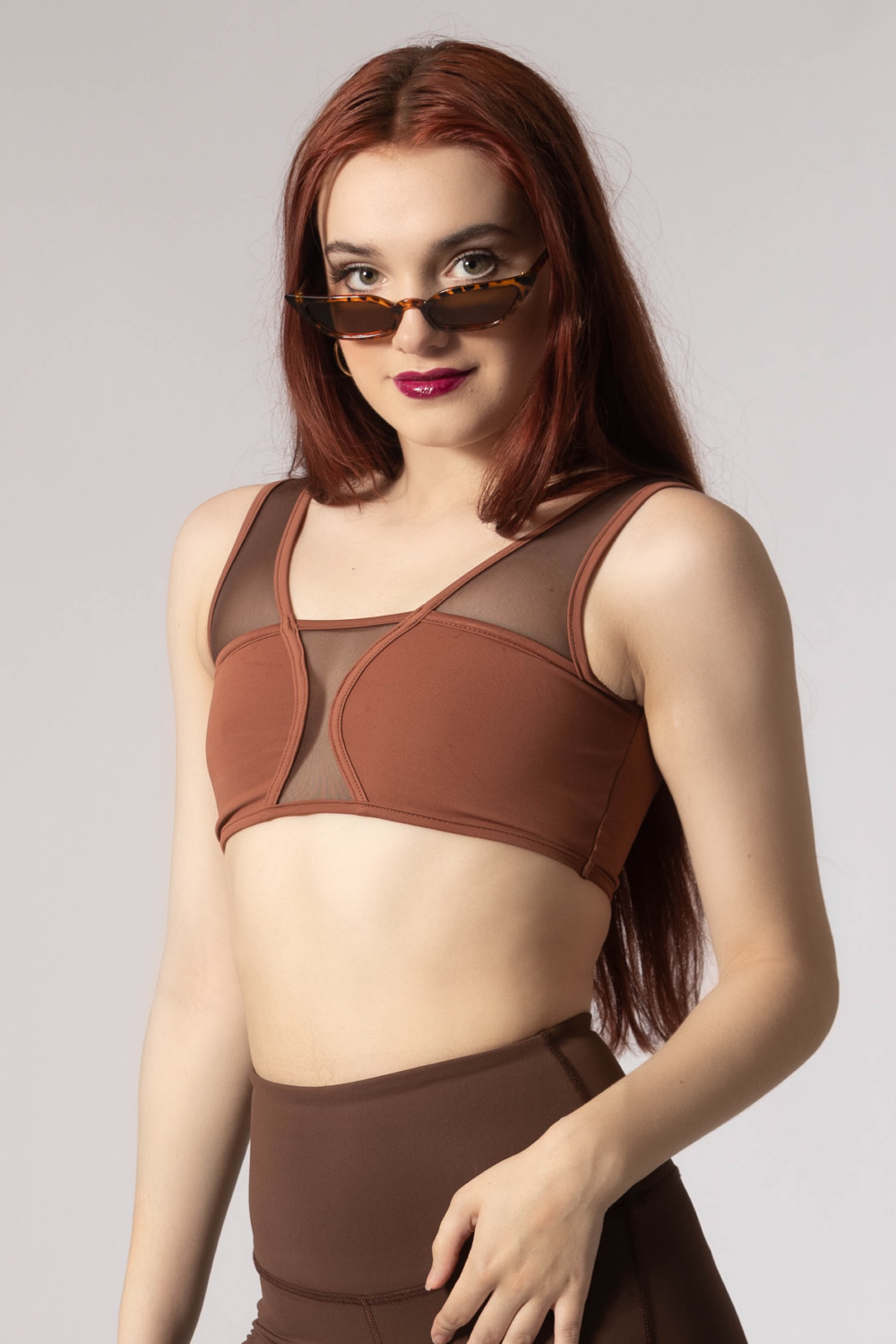 Tiger Friday Online Shop for Blossom Crop Top - Truffle Dancewear - View : 4