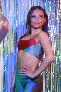 Tiger Friday Online Shop for Radiance Dallas Crop Top - Ruby Blue Dancewear - View : 4