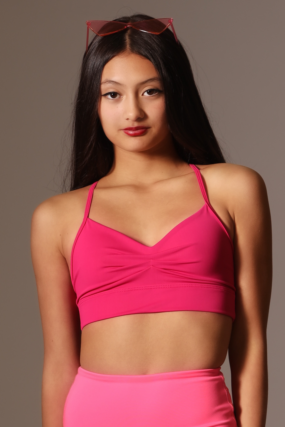 STRING BRA TOP Fushia Pink Yoga Top Bra Top Sporty Bra Underwear Super  Comfortable and Great to Combine in Many Kind of Outfits 