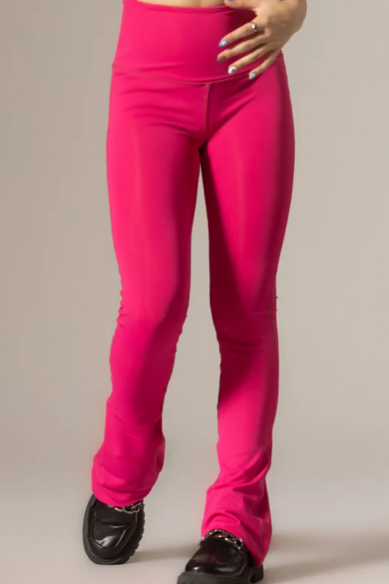 Tiger Friday Online Shop for Retro Flare Leggings - Fuchsia Dancewear | Size: CS