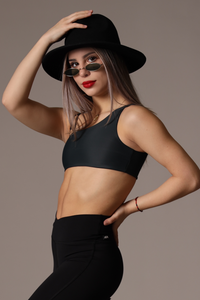 (pre)Loved May Reversible Crop Top - Smoke - FINAL SALE