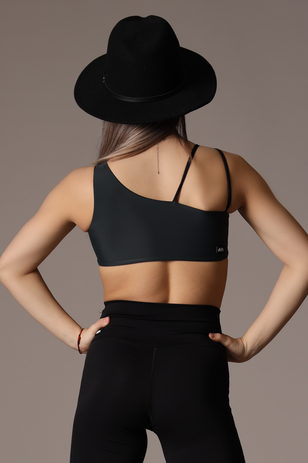 (pre)Loved May Reversible Crop Top - Smoke - FINAL SALE