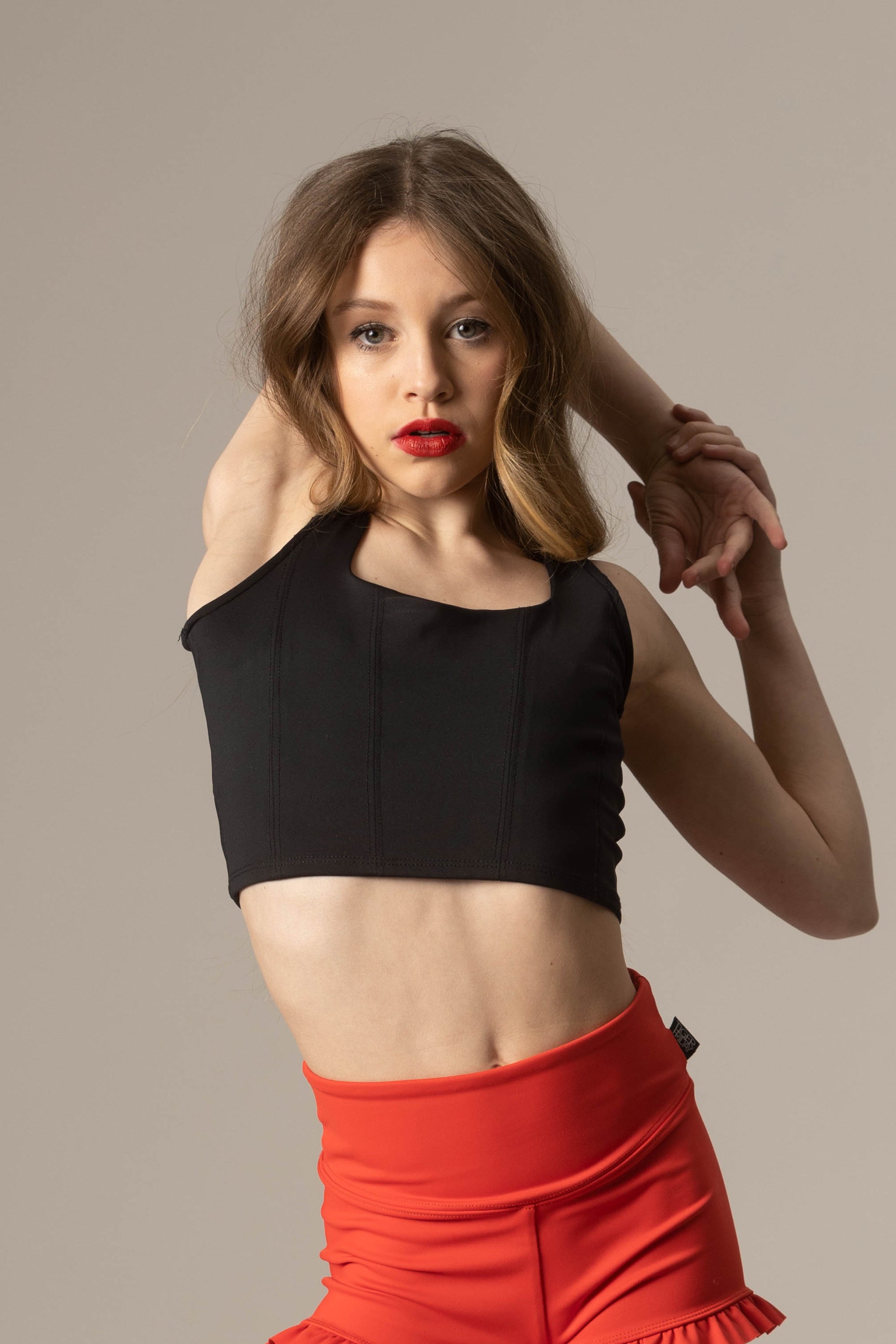 Tiger Friday Online Shop for Duchess Crop Top - Black Dancewear - Size: Child Small
