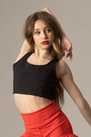 Tiger Friday Online Shop for Duchess Crop Top - Black Dancewear - Size: Child Large