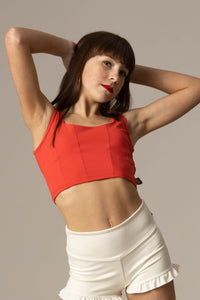 Tiger Friday Online Shop for Duchess Crop Top - Cherry Dancewear - Size: Adult XS