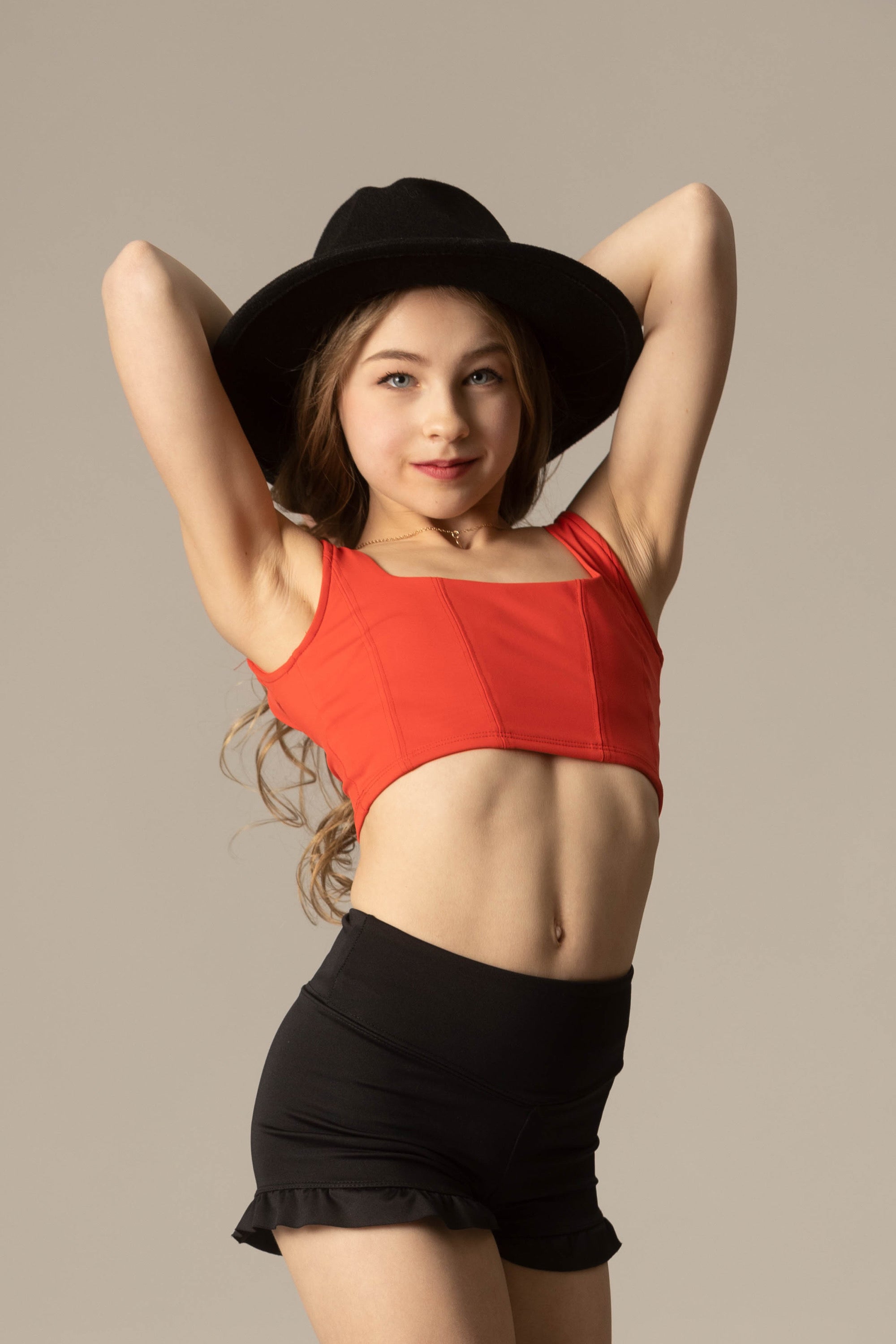 Tiger Friday Online Shop for Duchess Crop Top - Cherry Dancewear - Size: Adult Small