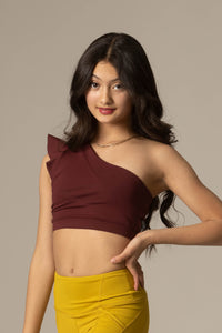 Tiger Friday Online Shop for Southern Belle Crop Top - Wine Dancewear - Size: Child Small