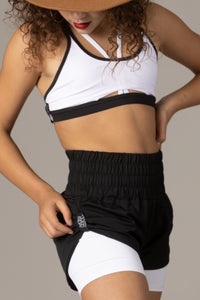Tiger Friday Online Shop for Boxys Athletic Dance Short - Black Pepper Dancewear - Size: Adult Small