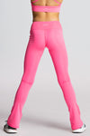 Tiger Friday Barbie Pink Retro Flare Leggings With Moisture-wicking Softech Fabric Size Child Large